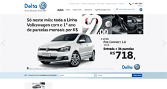 Desktop Screenshot of deltaveiculos.com.br